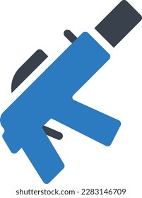 ilustración vectorial bazooka en un fondo transparente.Símbolos de calidad premium.Iconos vectoriales glifos para diseño de concepto y gráfico.