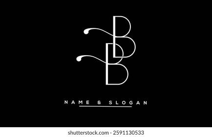BB Abstract Letters Logo Monogram