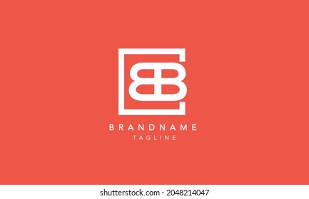 BB Alphabet Letters Initial Square Icon Logo