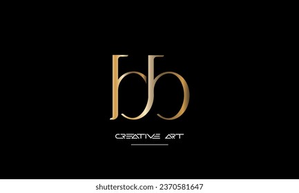 BB, abstrakte Buchstaben Logo-Monogramm