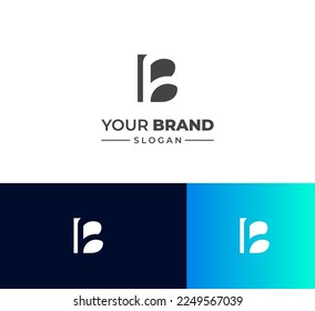 BB, B letter logo design template elements. Modern abstract digital alphabet letter logo. Vector illustration.