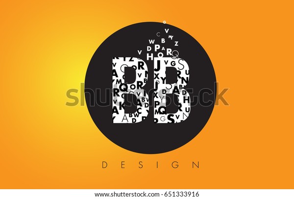 Bb B B Logo Design Made Stock Vector (Royalty Free) 651333916 ...