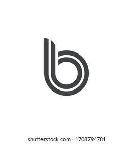 Bb B Logo Design Vector Templates Stock Vector (royalty Free 