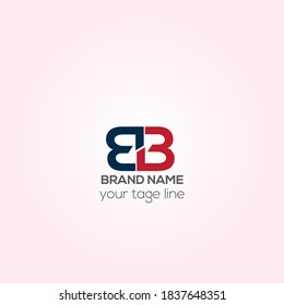 Diseño del logotipo del vector de negocio BB, diseño del logotipo BB Creative, logotipo cooperativo, diseño de identidad