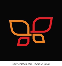 BB BUTTERFLY ABSTRACT 2 LOGO DESIGN IDEA.eps