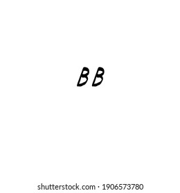 Logo manuscrito BB para la identidad