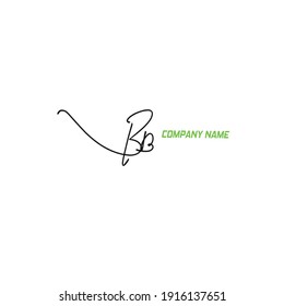 BB handwritten logo for identity