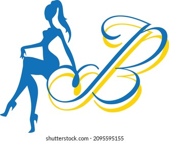 bb illustration vector logo design