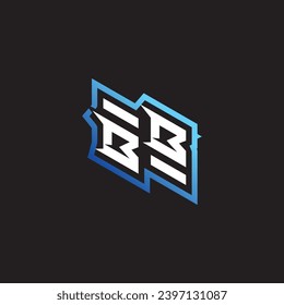 Logo del equipo de juegos inicial BB, youtube, twitch y clipart