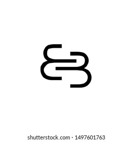 bb initial letter logo vector