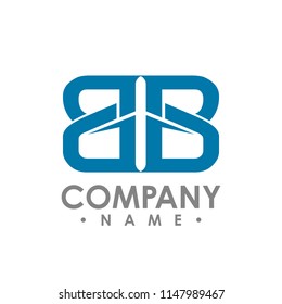 BB initial letter realty logo design. Lettering Realty logo design vector concept and idea.
