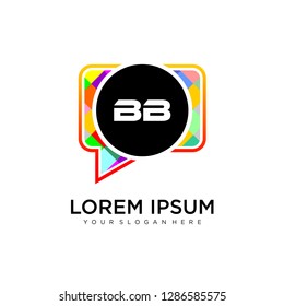 BB initial logo template vector
