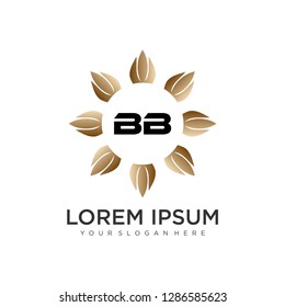 BB initial logo template vector