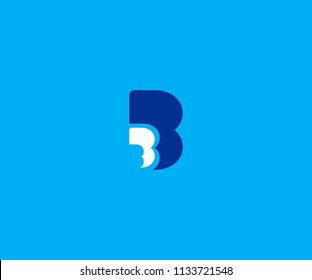 BB Letter with Bites Shape Logo