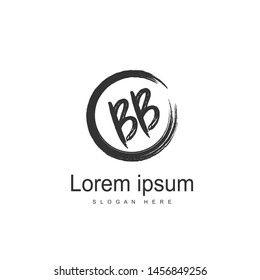 BB Letter Logo Design. Creative Modern BB Letters Icon Illustration