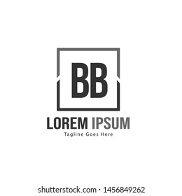 BB Letter Logo Design. Creative Modern BB Letters Icon Illustration