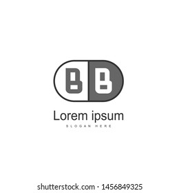 BB Letter Logo Design. Creative Modern BB Letters Icon Illustration