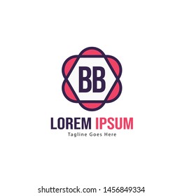 BB Letter Logo Design. Creative Modern BB Letters Icon Illustration