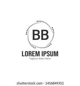 BB Letter Logo Design. Creative Modern BB Letters Icon Illustration