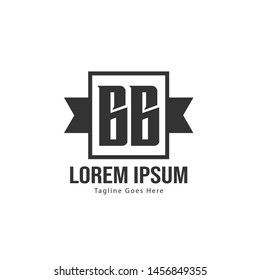 BB Letter Logo Design. Creative Modern BB Letters Icon Illustration
