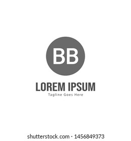BB Letter Logo Design. Creative Modern BB Letters Icon Illustration