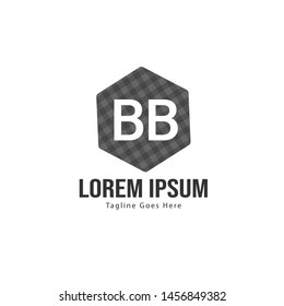 BB Letter Logo Design. Creative Modern BB Letters Icon Illustration