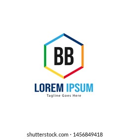 BB Letter Logo Design. Creative Modern BB Letters Icon Illustration