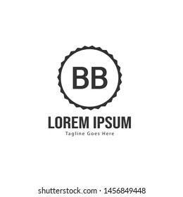 BB Letter Logo Design. Creative Modern BB Letters Icon Illustration