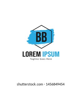 BB Letter Logo Design. Creative Modern BB Letters Icon Illustration
