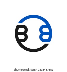 BB letter logo konsep icon template