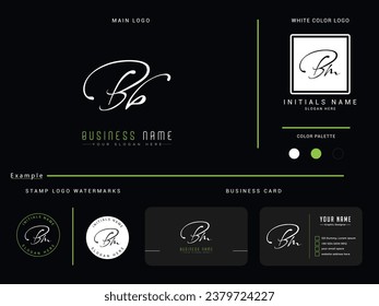 bb, bb letter logo, signature bb luxury logo icon vector for finance or business