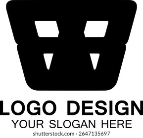 BB letter minimalist logo design collection. logo vector