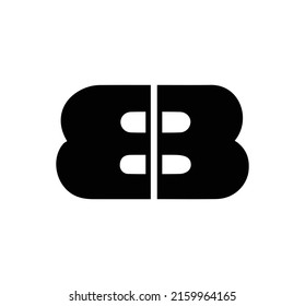 Bb Letter Vector, BB Letter Logo Design  Bold Letter  