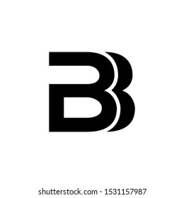 bb letter vector logo template