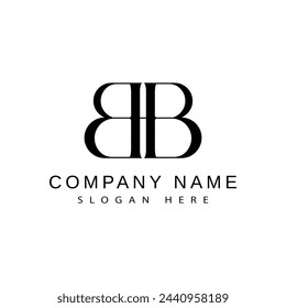 BB Schriftzug Logo Design. Kreatives minimales Monogramm-Symbol. Universelles elegantes Vektorzeichendesign. Premium-Logo-Typ für Unternehmen. 