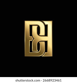 bb letters abstract logo modern style 