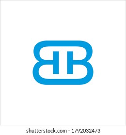 BB logo design vector sign