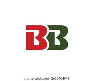 BB logo design vector template. BB