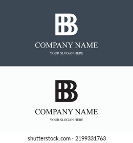 Logo de BB letra inicial logotipo real de lujo. símbolo de plantilla. logo moderno de lujo dorado. marca de marca monograma abstracto vectorial de letra de marca. con dos tipos de letra diferentes. ropa moderna alfabética.

