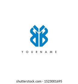 BB logo vector icon download template