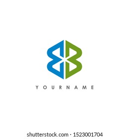 BB logo vector icon download template