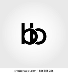 bb lowercase logo black interrelated