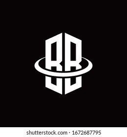 BB Monogramm-Logo im Hexagon-Stil, umgeben von einem Ring