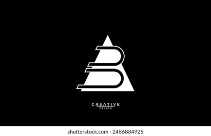 BBA, AB, B, A, Abstrakte Buchstaben Logo-Monogramm