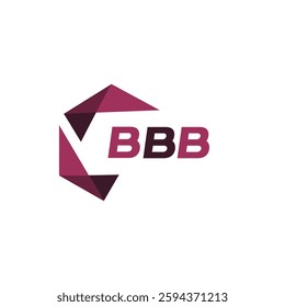 BBB creative minimalist letter logo. BBB unique vector initials alphabet letter logo design
