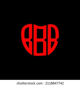 BBB initial modern logo design vector icon template