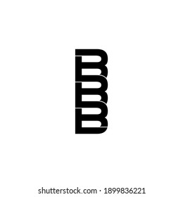 bbb letter original monogram logo design