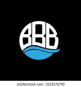 BBB logo monogram isolated on circle element design template
