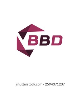 BBD creative minimalist letter logo. BBD unique vector initials alphabet letter logo design
