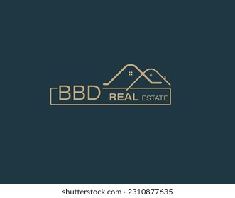 BBD Real Estate and Consultants Logo Design Vectors images. Luxury Real Estate Logo Design